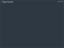 Tablet Screenshot of elegantensembles-ws.com